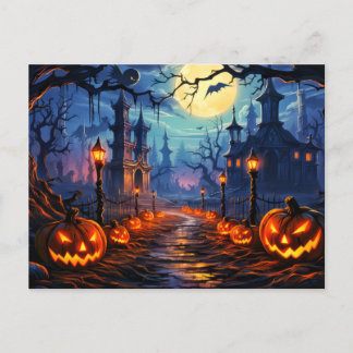 Happy halloween | Creepy Haunted Dwellings Vykort