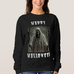 Happy halloween Creepy Skeleton Man Sweatshirt T Shirt