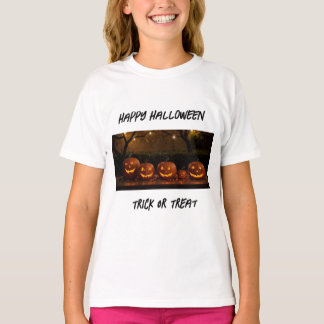 Happy halloween, Cute Carved Pumpkins T Shirt