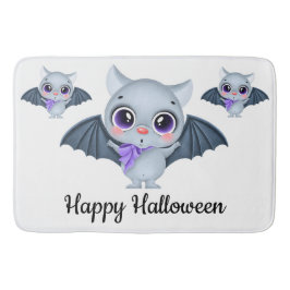 Happy halloween Cute Fladdermöss Badrumsmatta