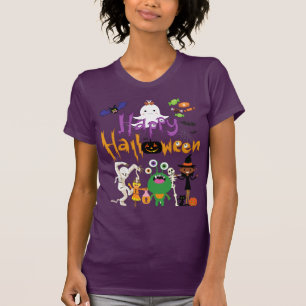 Happy halloween Cute och Spooky T Shirt