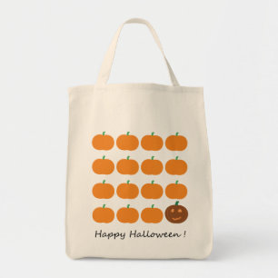 Happy halloween Cute Pumpkin Patch Tygkasse