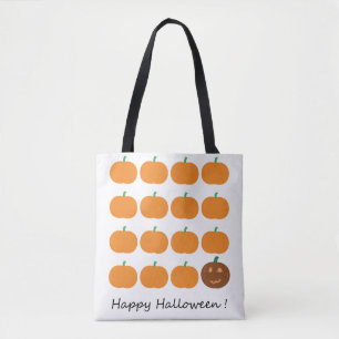Happy halloween Cute Pumpkin Patch Tygkasse
