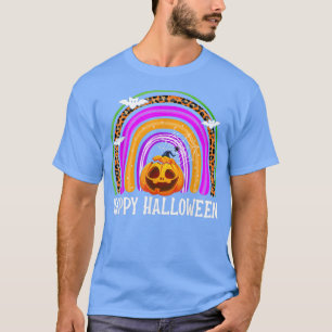 Happy halloween Cute Rainbow Spooky Costume Jack O T Shirt