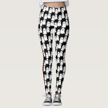 Happy halloween Cute Spöken Party Leggings