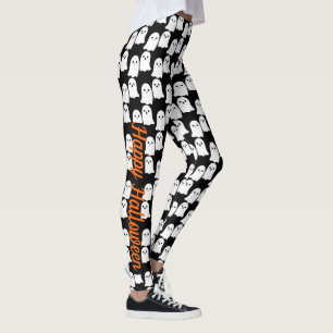 Happy halloween Cute Spöken Party Leggings