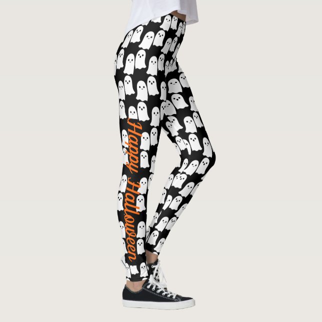 Happy halloween Cute Spöken Party Leggings (Höger)
