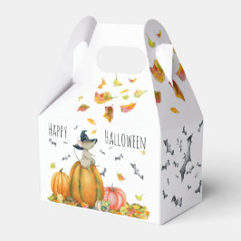 Happy halloween Cute Tecknad Witch Mouse Presentaskar
