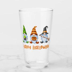 Happy halloween Cute Watercolor Gnomes Glaskopp