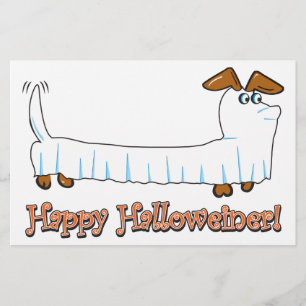 Happy halloween Dachshund Brevpapper