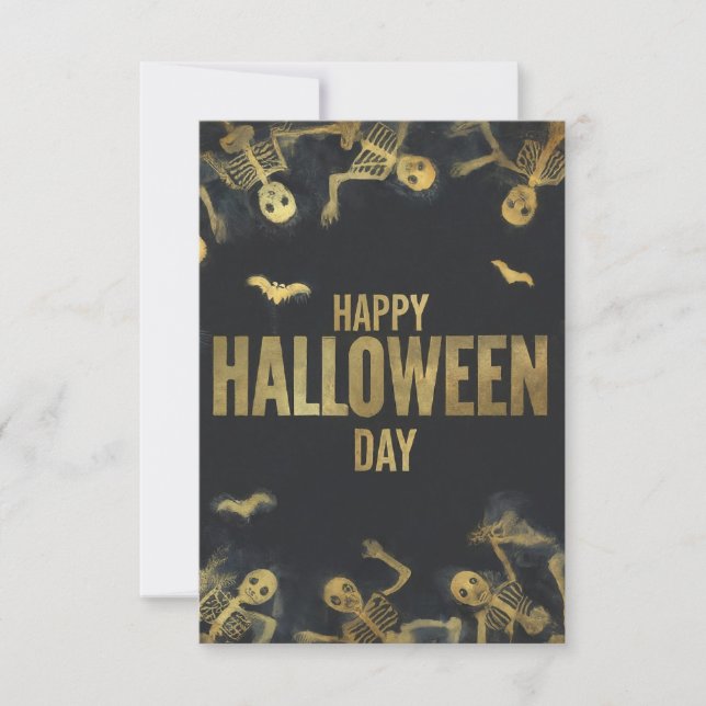 Happy halloween-dagen inbjudningar (Framsida)