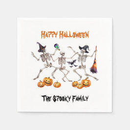 Happy halloween Dancing Skeletons Pappersservett