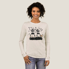 Happy halloween Dancing Skeletons T-Shirt | Funny