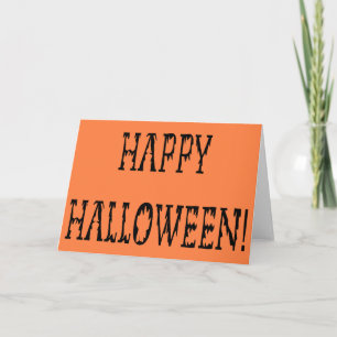 Happy halloween Deadworld Text Kort