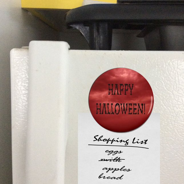 Happy halloween Deadworld Text Magnet (Skapare uppladdad)