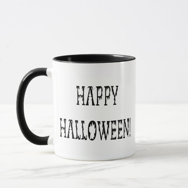 Happy halloween Deadworld Text Mugg (Vänster)