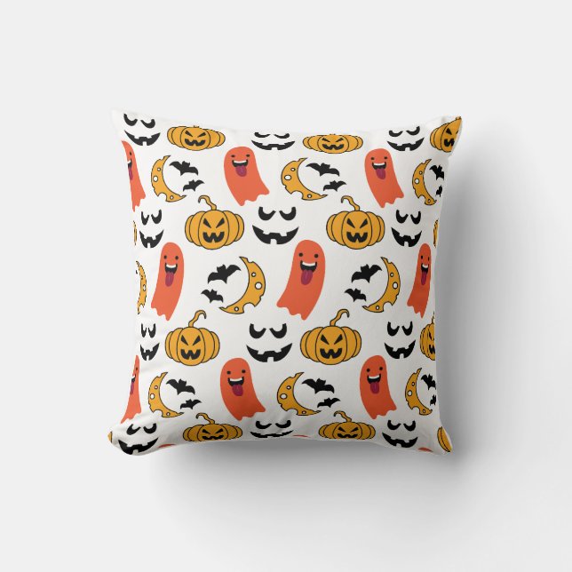 Happy halloween Dekorativ kudde (Framsida)
