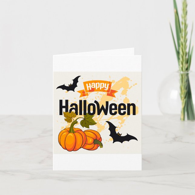 Happy halloween Design Kort (Skapare uppladdad)