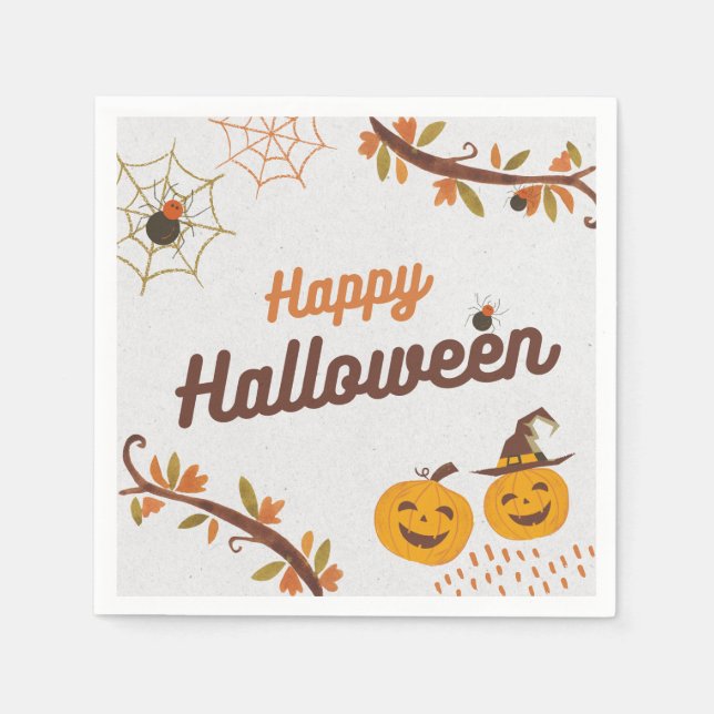 Happy halloween Design Pappersservett (Framsidan)