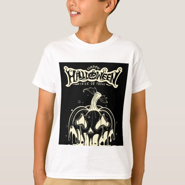 happy halloween design  t shirt (Framsida)