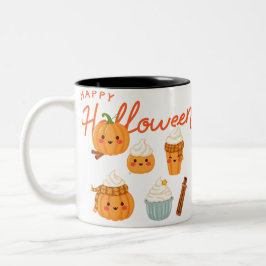 Happy halloween Design Två-Tonad Mugg