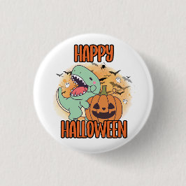 Happy halloween Dino Pin Knapp