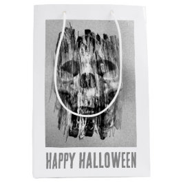 Happy Halloween. Distressed skull