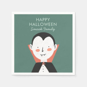 Happy halloween Dracula Pappersservett