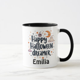 Happy halloween Dreamer Anpassat namnkaffe Mugg