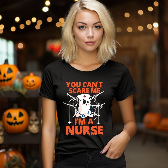 Happy halloween - Du kan inte Skrämma mig T-Shirt (Skapare uppladdad)