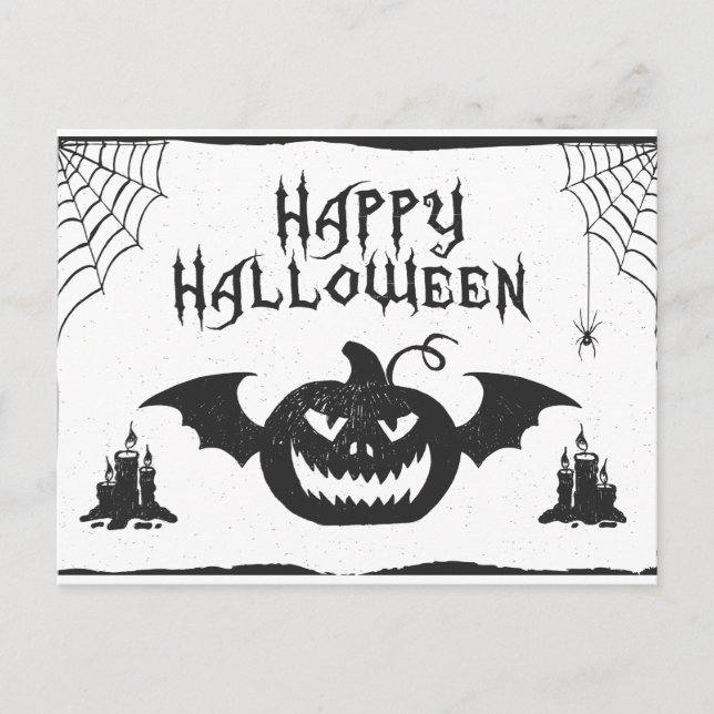 Happy Halloween! Enjoy spooky fun and sweet treats Helg Vykort (Framsida)