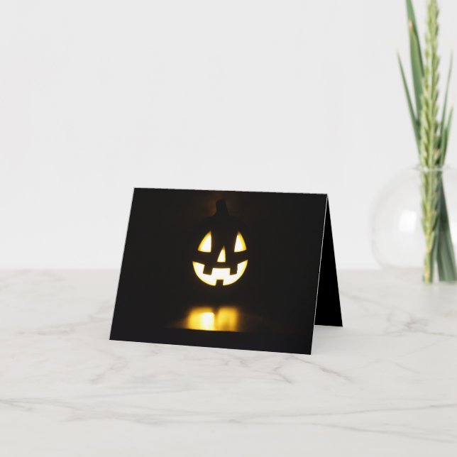 Happy halloween! Ett Julhälsningar kort (Framsida)