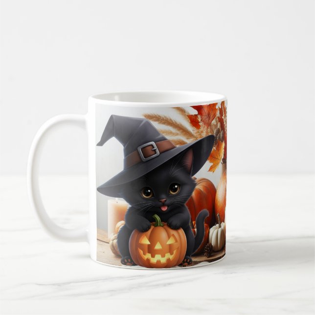 Happy halloween Family Kaffemugg (Vänster)