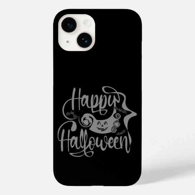 Happy halloween fladdermöss jack o lantern (Baksida)