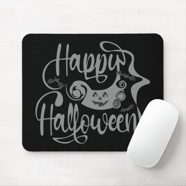 Happy halloween fladdermöss jack o lantern musmatta (Med mus)