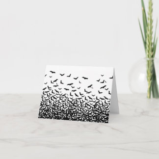 Happy halloween! Fladdermöss Kort