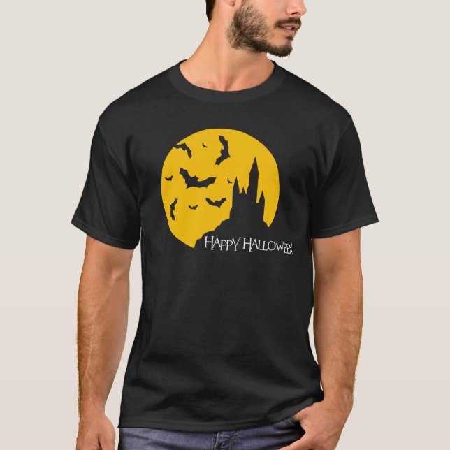 Happy halloween Fladdermus Shirt Tröja (Framsida)