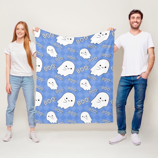 Happy Halloween Fleecefilt (På plats)