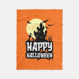 Happy halloween fleecefilt