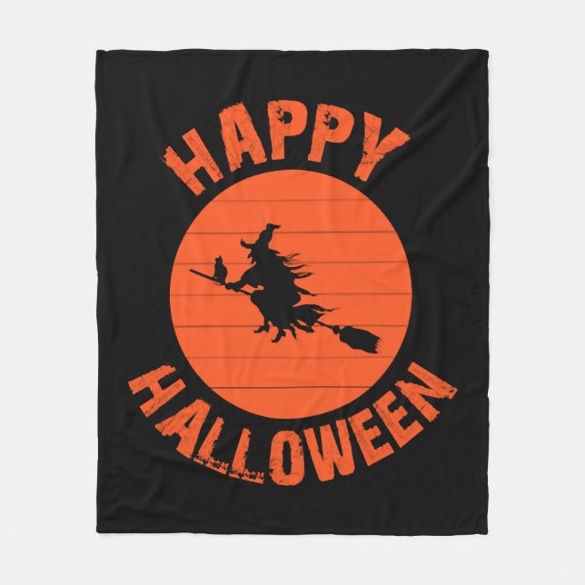 Happy halloween fleecefilt (Framsidan)