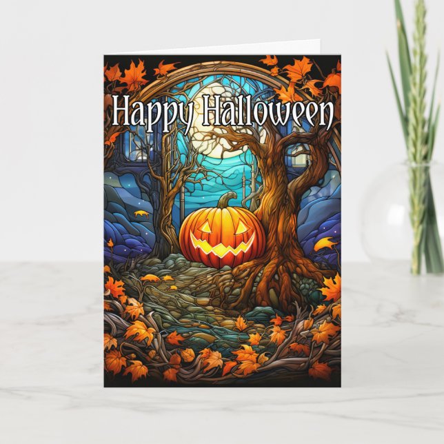 Happy halloween För barn Kort (Framsida)