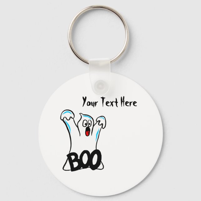 Happy halloween - Försiktighet, var försiktig med  Nyckelring (Framsida)