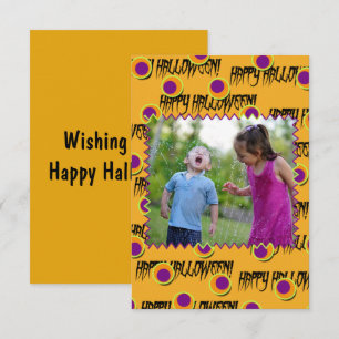 Happy halloween-fotokort