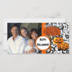 Happy halloween-fotokort julkort