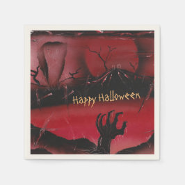 Happy halloween från Graveyard Pappersservett