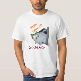 Happy halloween från Katt-NOLLA-Lyktan T-shirt