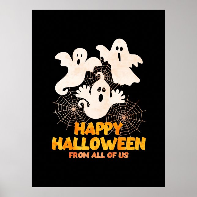 Happy halloween från oss alla poster (Framsidan)