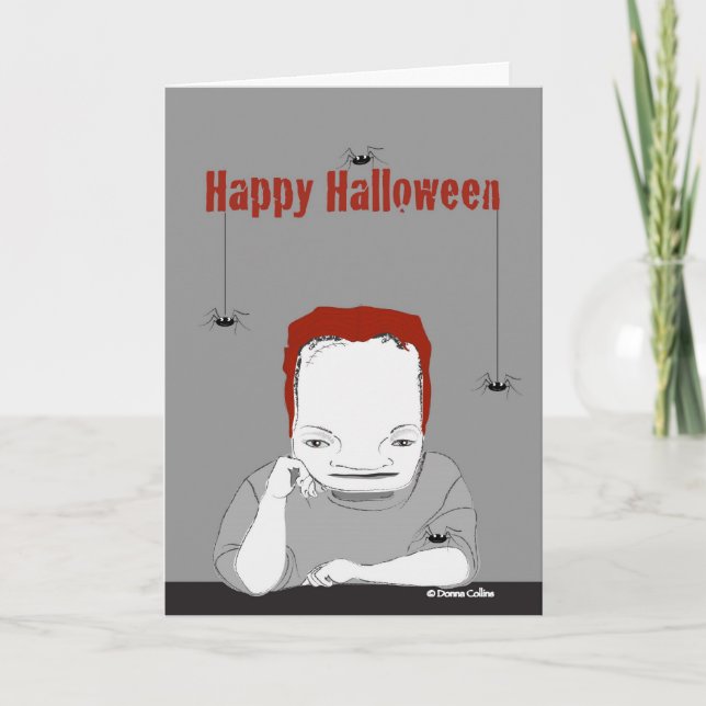 Happy halloween Frankenstein-kort Kort (Framsida)