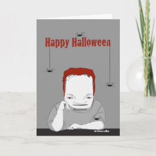 Happy halloween Frankenstein-kort Kort