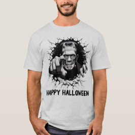 Happy halloween Frankenstein Monster T Shirt